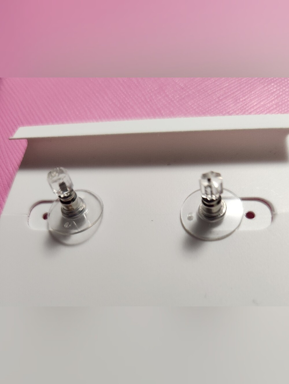 KENDRA SCOTT, PINK BUTTERFLY EARRINGS, SILVER TONE, NEW - Picture 3 of 4